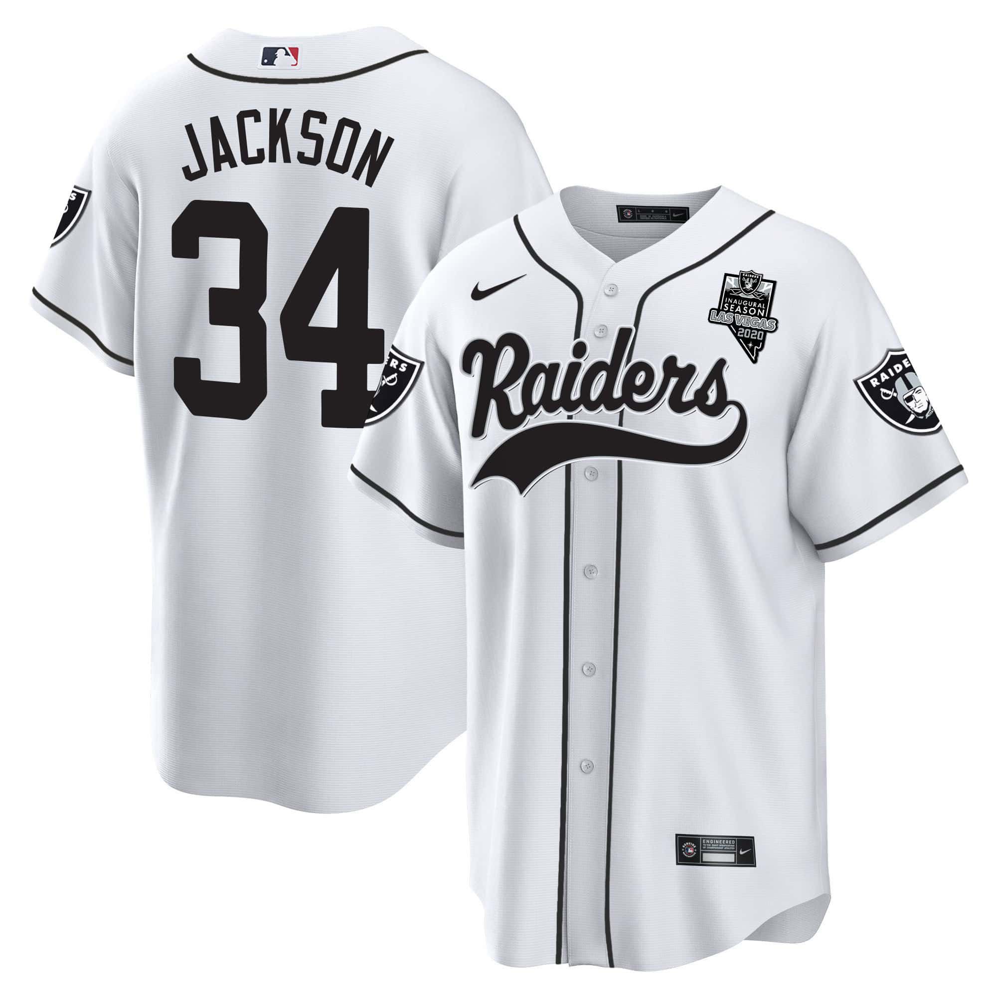 Men Oakland Raiders #34 Jackson White 2024 Nike Vapor Baseball NFL Jersey->indianapolis colts->NFL Jersey